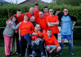 Voetbalteam Stichting De Okkernoot Koningsdag 2018 Schoondijke