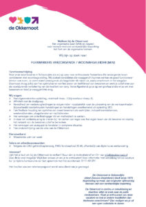 Vacature flexwerker verzorgende woonbegeleider - februari 2026